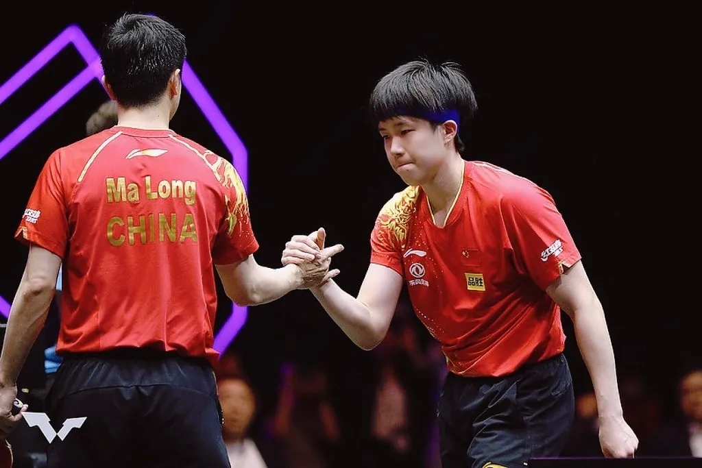 Wang Chuqin beat Ma Long at WTT Macao Champions 2023