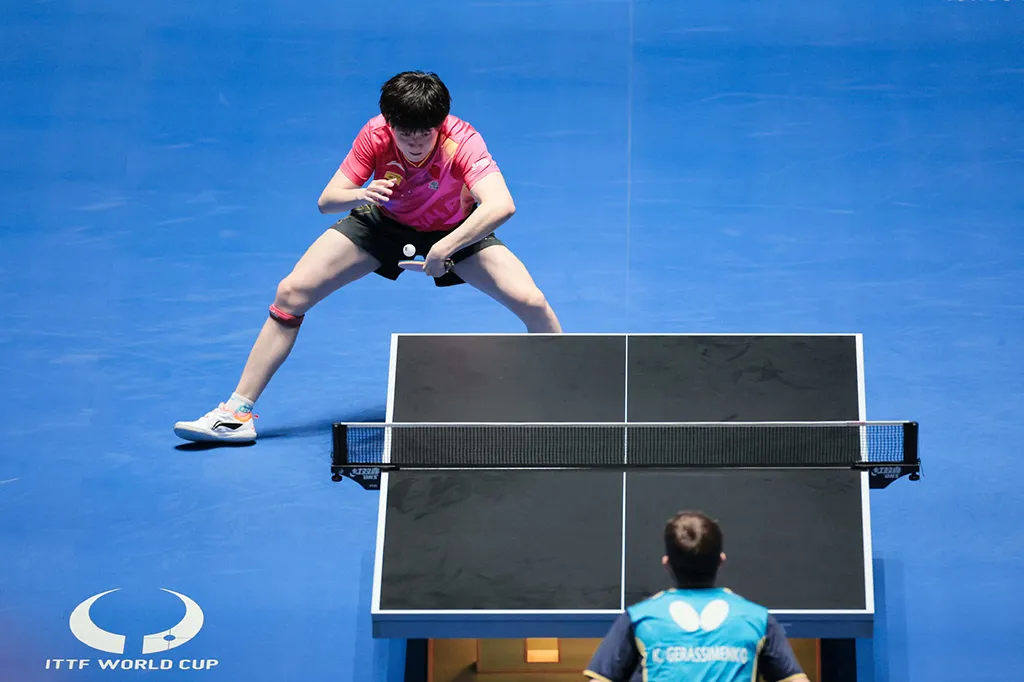 Wang Chuqin at Table Tennis World Cup Macao 2024