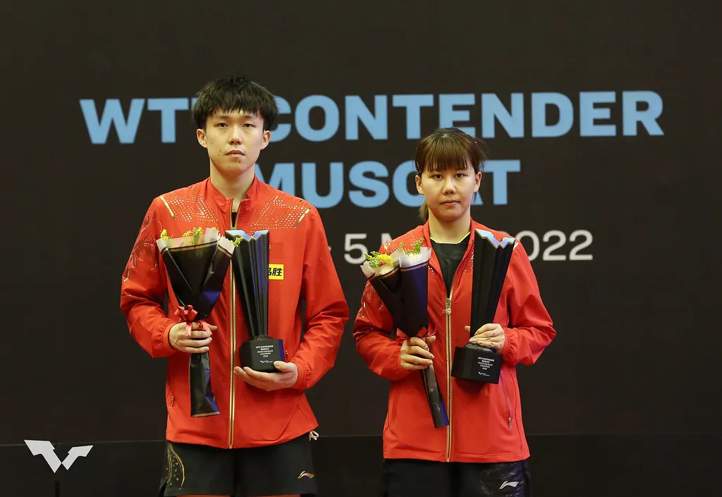 Wang Chuqin and Chen Xingtong claimed mixed doubles title at WTT Contender Muscat 2022