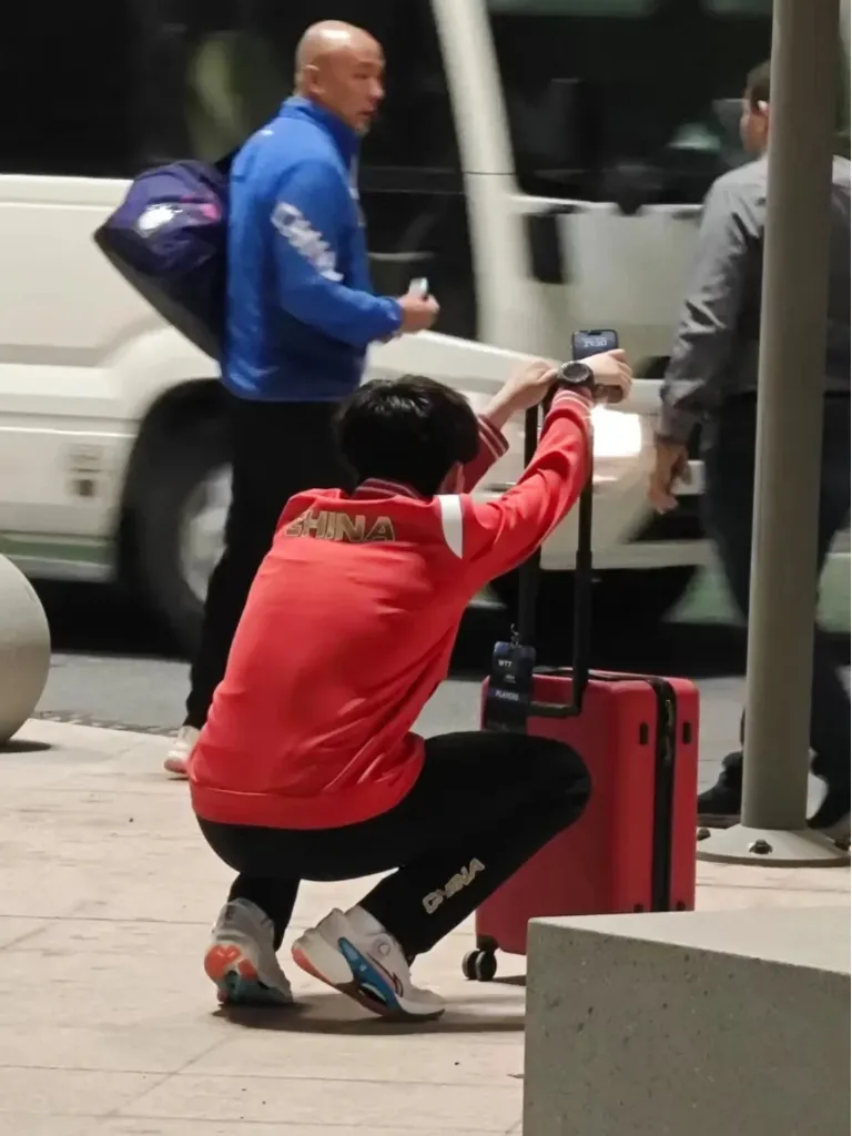 Wang was completely drained after five matches in 11 hours, at 2024 WTT Star Contender in Doha.