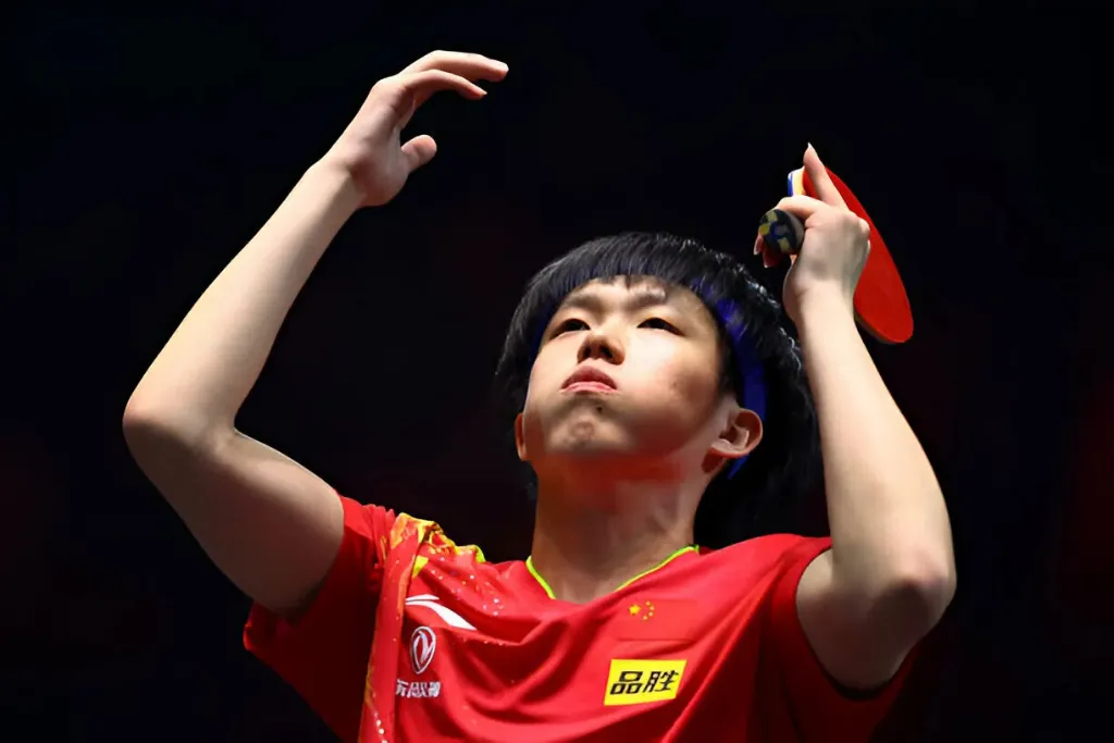 Wang Chuqin at Singapore Smash 2023